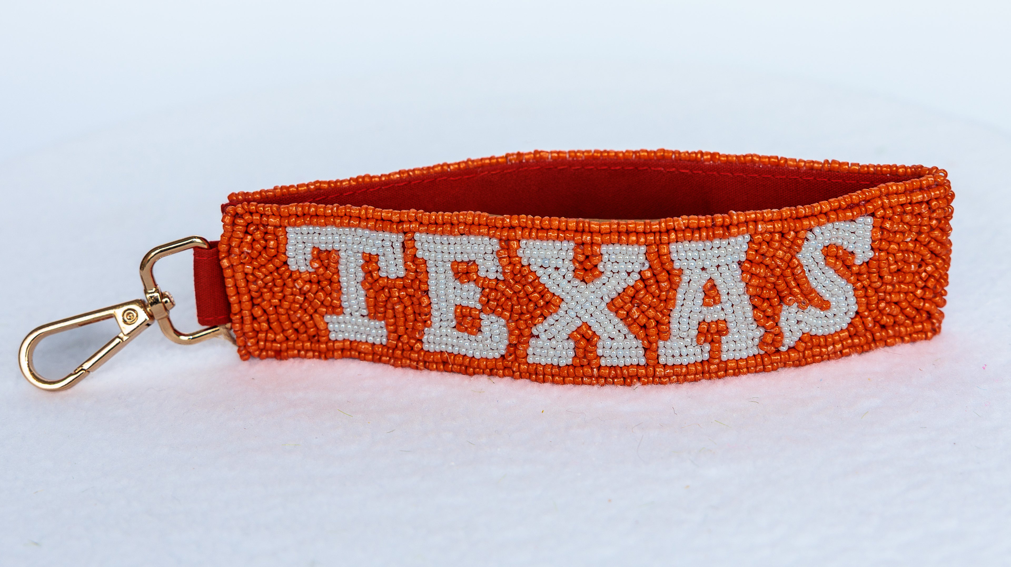 Beaded key chain, University of Texas Longhorn