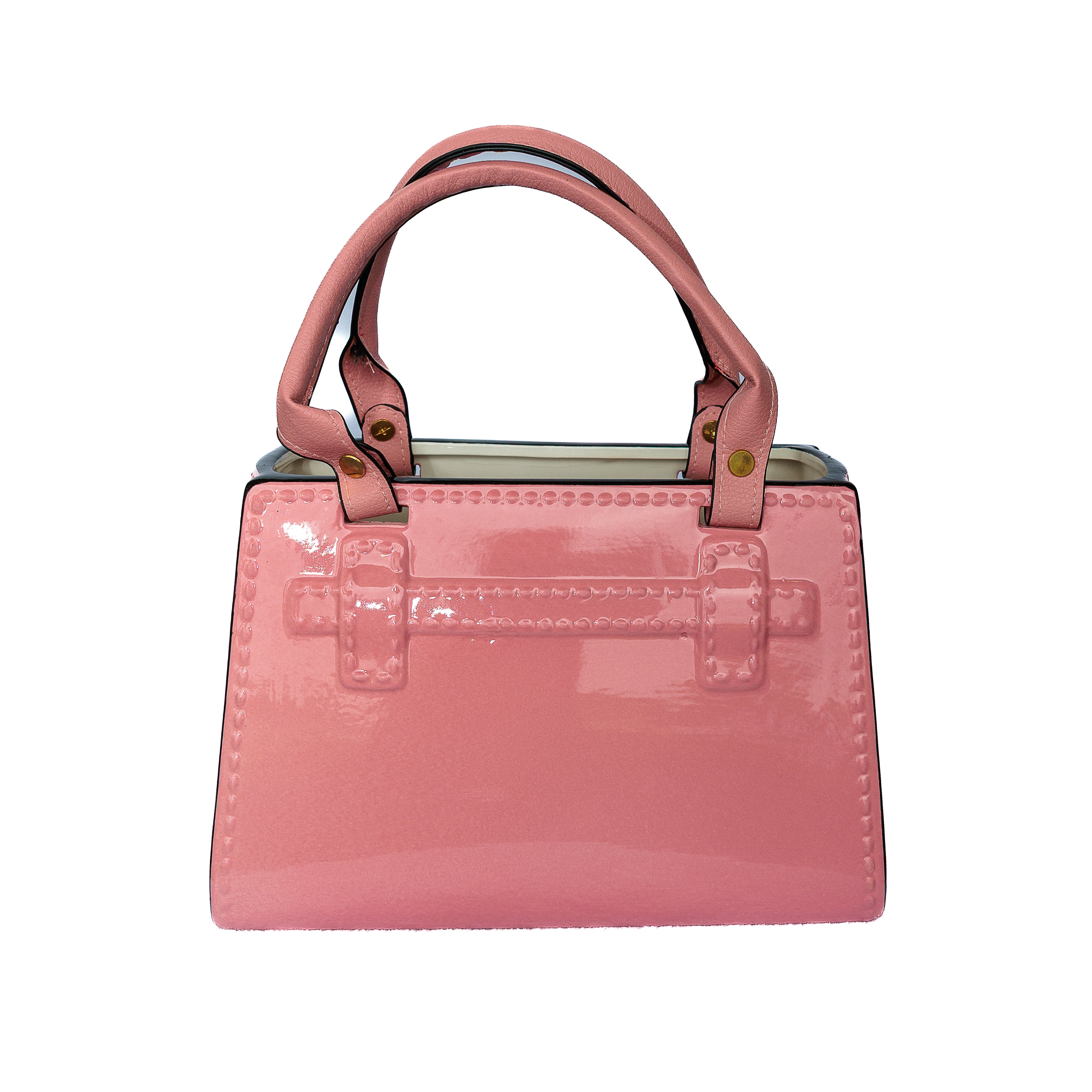 Pink Ceramic purse vase