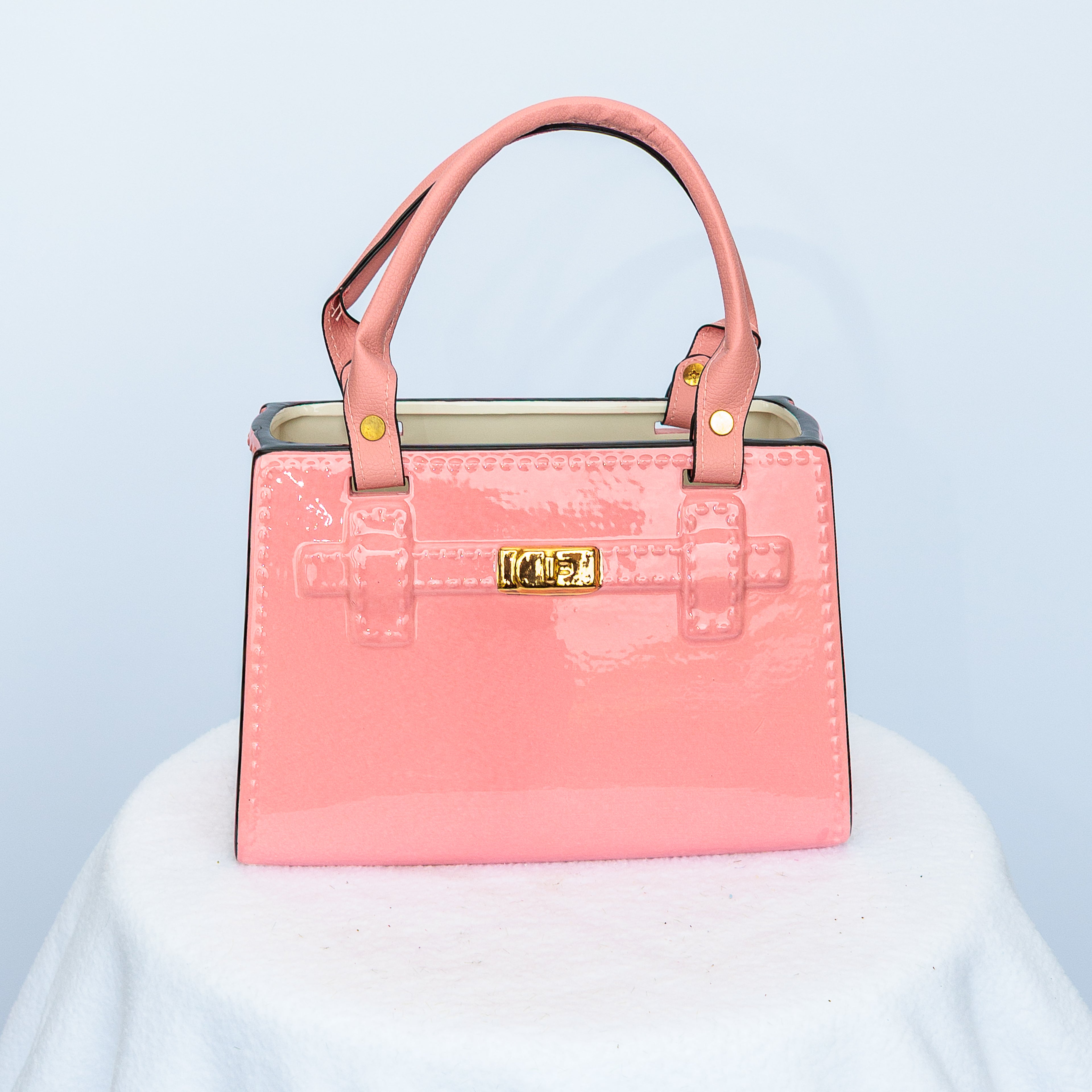 Pink Ceramic purse vase